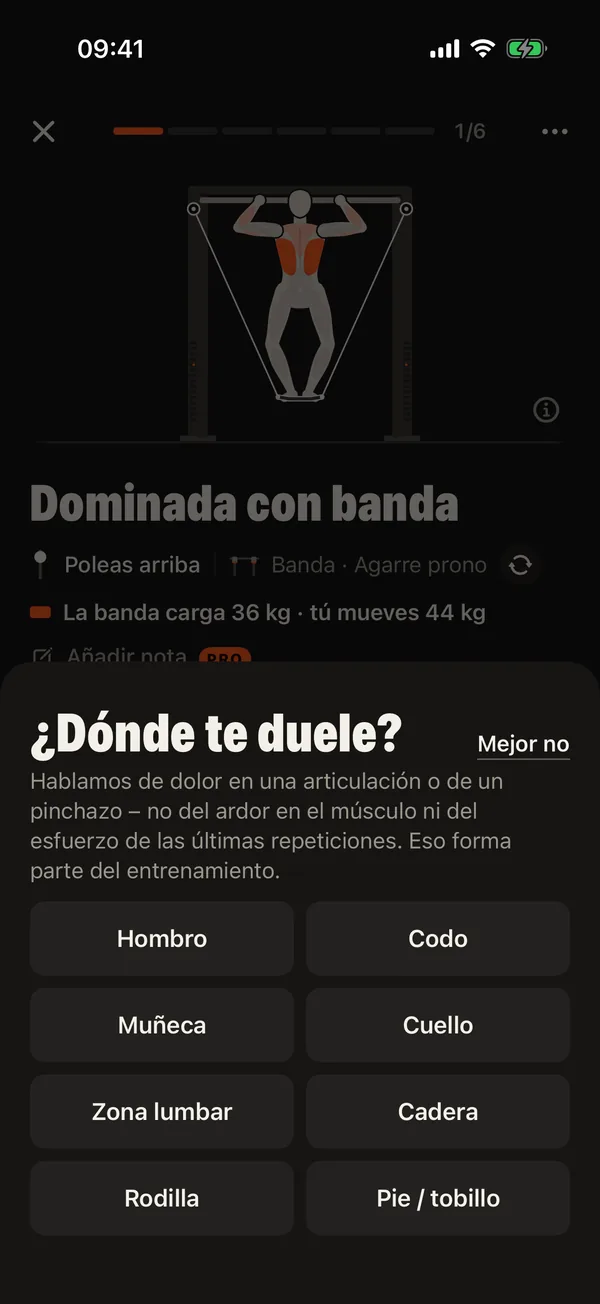 Entrena sorteando lo que te duele: DCFT