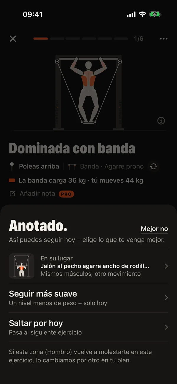 Entrena sorteando lo que te duele