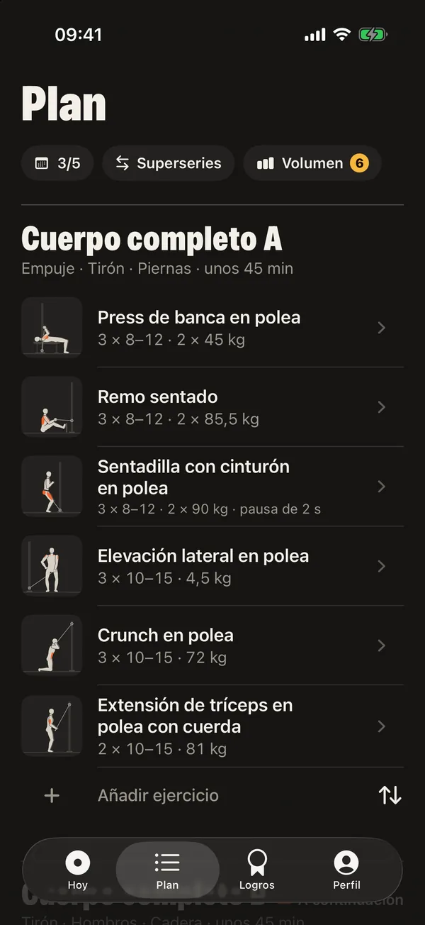 Un plan hecho para tu máquina