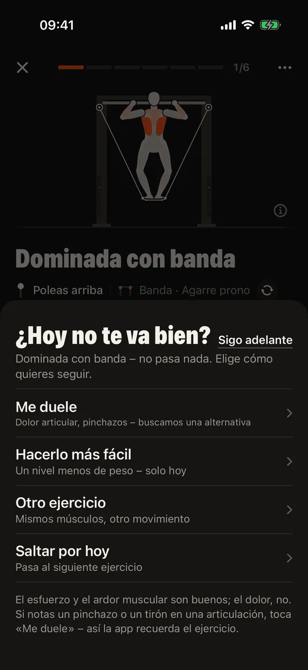 Entrena sorteando lo que te duele: DCFT