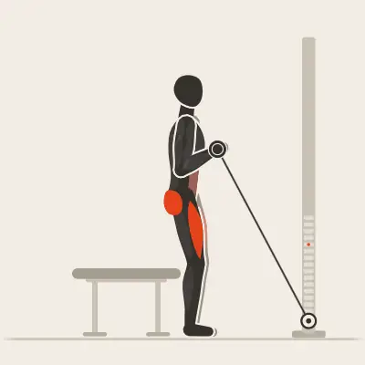 Animation: Cable Box Squat
