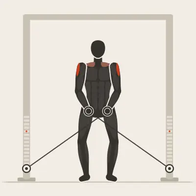 Animation: Crossover Cable Lateral Raise
