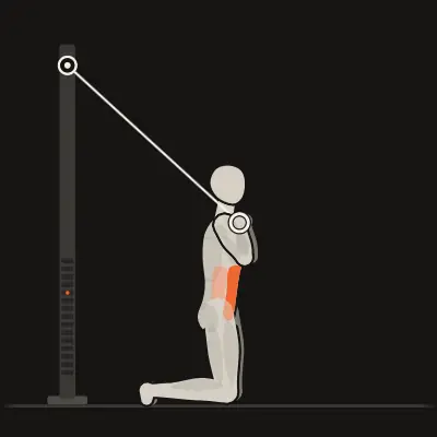 Animation: Cable Crunch with Handles
