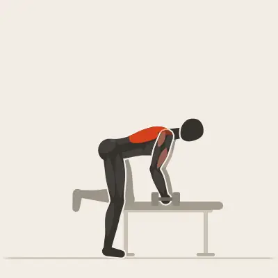 Animação: Remada unilateral com halter