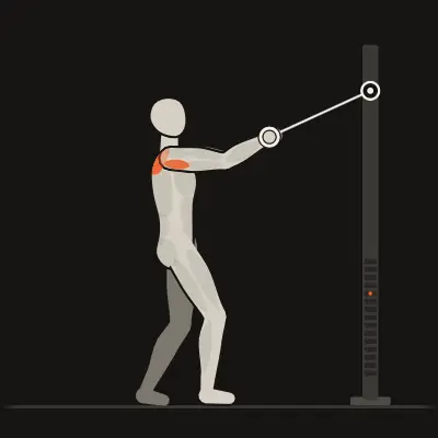 Animación: Face pull con dos agarres