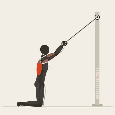 Animatie: Knielend hoog roeien