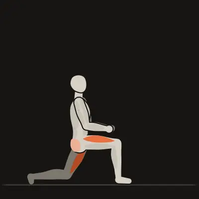 Animation: Kneeling Hip Flexor Stretch
