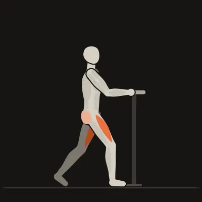 Animation: Standing Hip Flexor Stretch