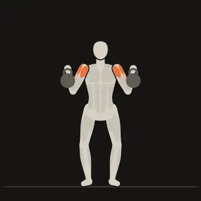 Animation: Kettlebell Overhead Press