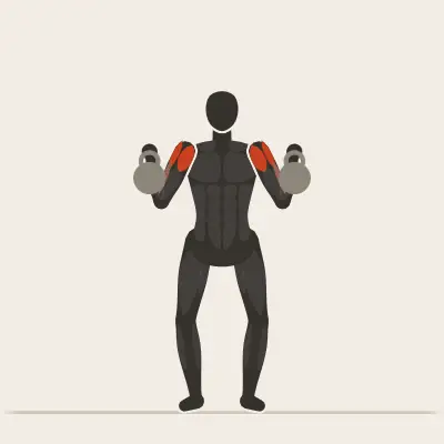 Animation: Kettlebell Overhead Press