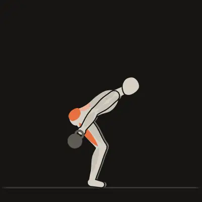 Animación: Swing con kettlebell