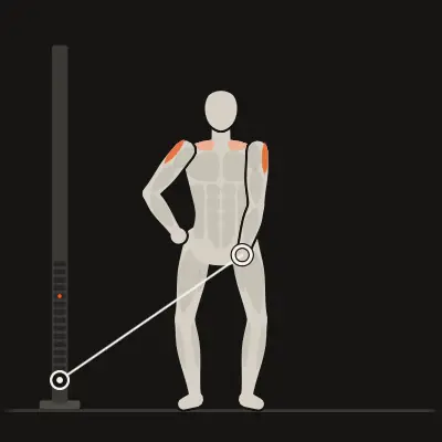 Animation: Seitheben am Kabel