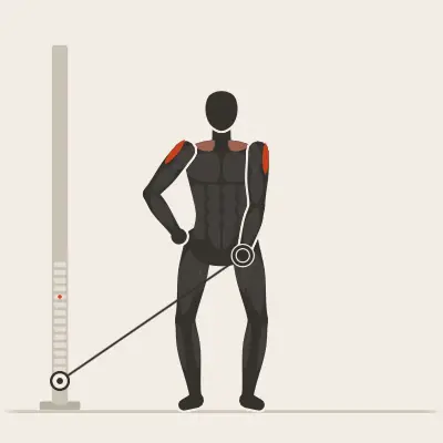Animation: Seitheben am Kabel