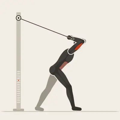 Animation: Leaning Overhead Triceps Extension