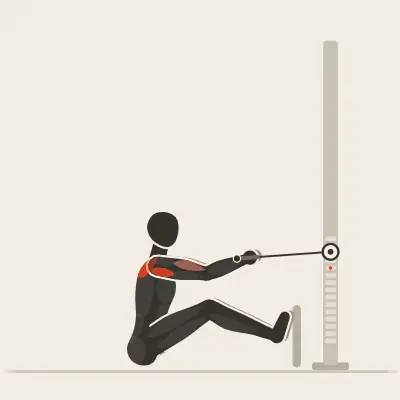 Animation: Seated Rope High Row