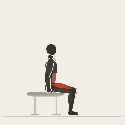 Animation: Seated Knee Raise