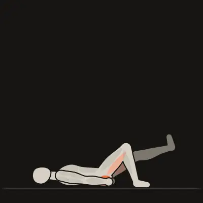 Animation: Einbeinige Glute Bridge