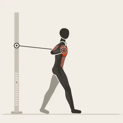 Animation: Split-Stance Cable Press
