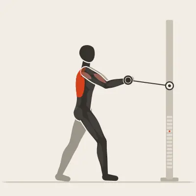 Animation: Split-Stance Cable Row