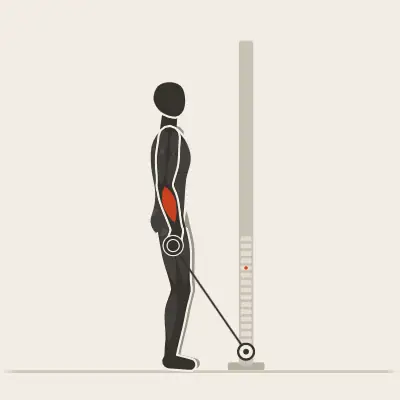 Animatie: Staande polscurl