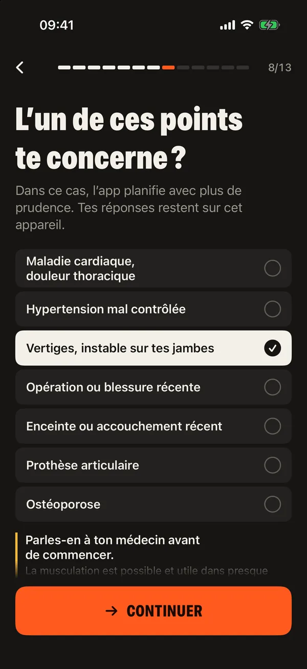 Cinq minutes de questions, puis un programme sur mesure: DCFT
