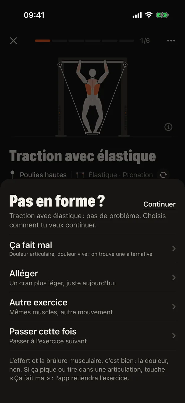 Entraîne-toi en ménageant ce qui fait mal: DCFT