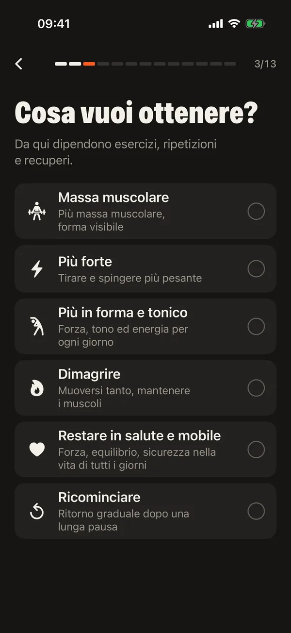 Cinque minuti di domande, poi una scheda su misura: DCFT