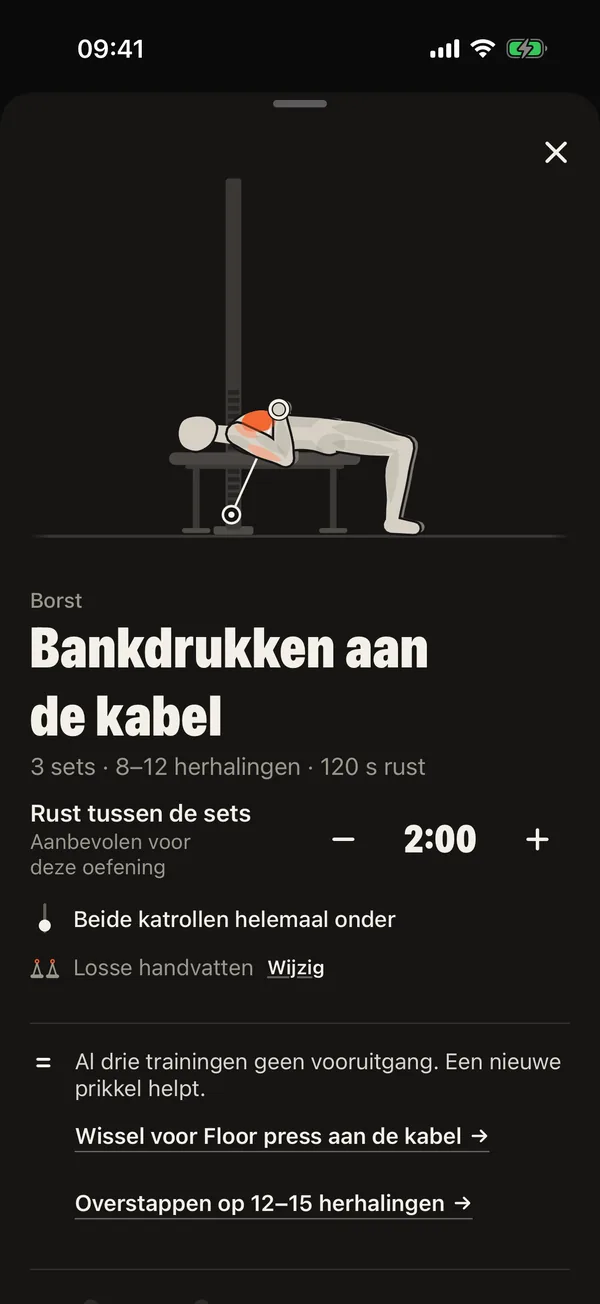 Elke set zegt wat je moet doen: DCFT