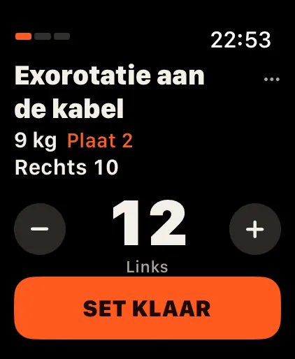 Eén kant tegelijk: Links en rechts worden apart geteld.
